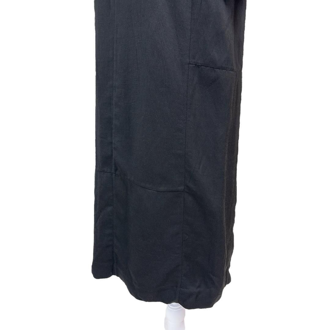 美品】アクネストゥディオズ 麻混 リネン 半袖ワンピース 36 無地  