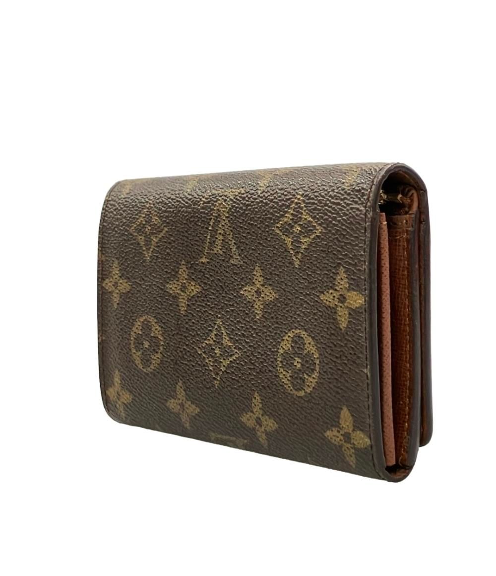 ルイ・ヴィトン 二つ折り財布 ポルトモネ ビエ トレゾール モノグラム