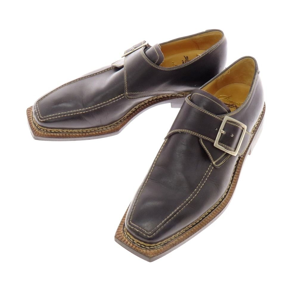 【中古】ステファノブランキーニ Stefano Branchini ノルベジェーゼ製法 ドレスシューズ ブラック【サイズ9】【メンズ】