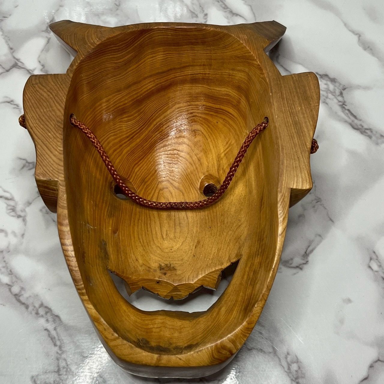 般若面 木彫り 能面 伝統工芸 壁掛け オブジェ - メルカリ