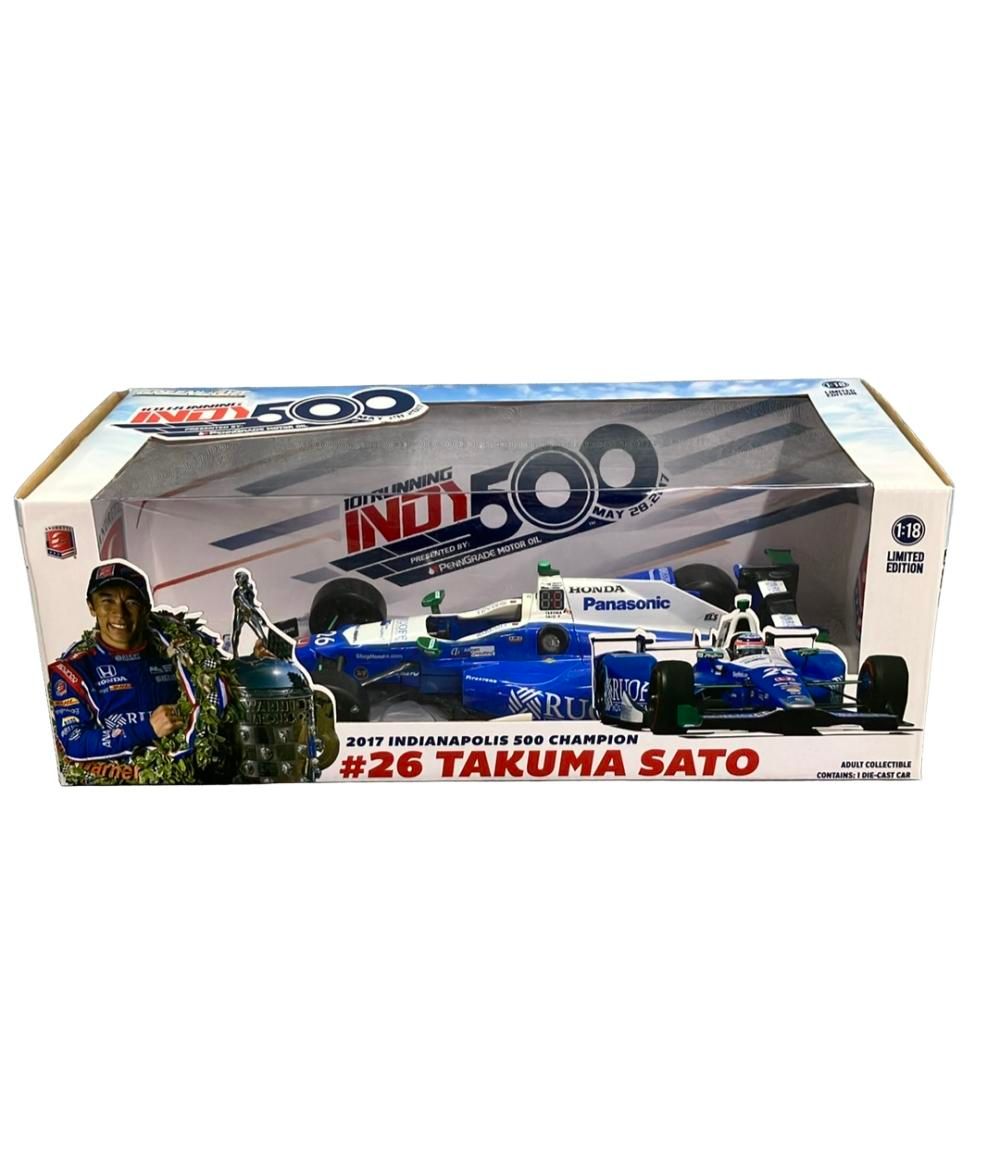 グリーンライト 1/18 2017 インディアナポリス500 チャンピオン 佐藤