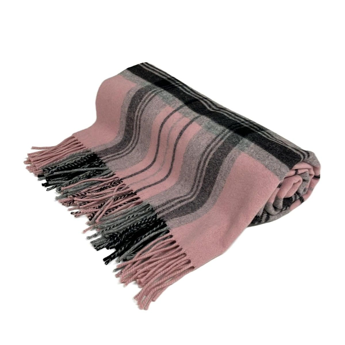 johnstons of elgin(ジョンストンズ) ストール(ショール)美品 - ピンク