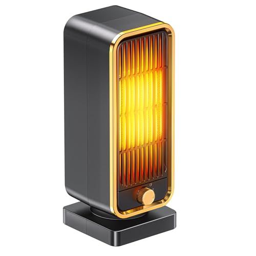 迅速に発送】セラミックヒーター 小型 【2025新モデル・2秒速暖】 足元