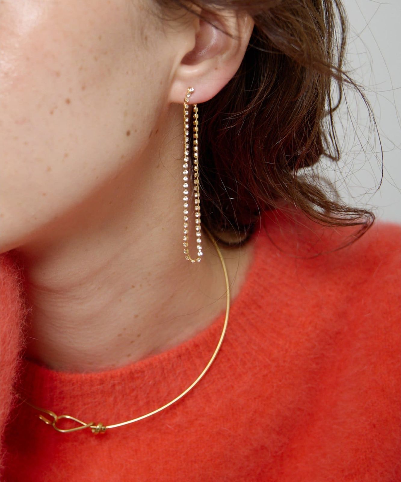 未使用級 ウィムガゼット Hoaw. ハァウ 2way ビジューアレンジピアス