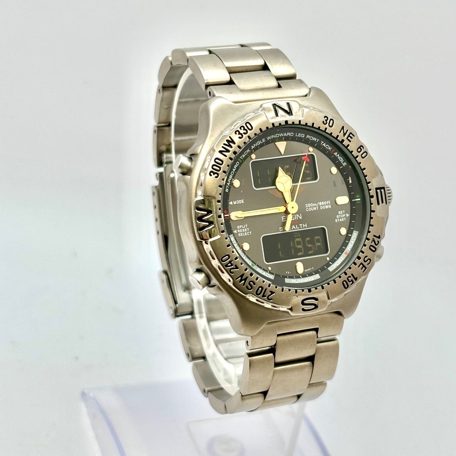 新品電池】ELGIN エルジン AIR FORCE エアフォース メンズ 腕時計 