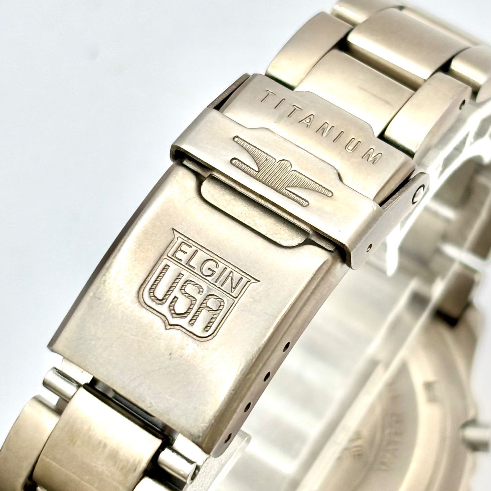 新品電池】ELGIN エルジン AIR FORCE エアフォース メンズ 腕時計 