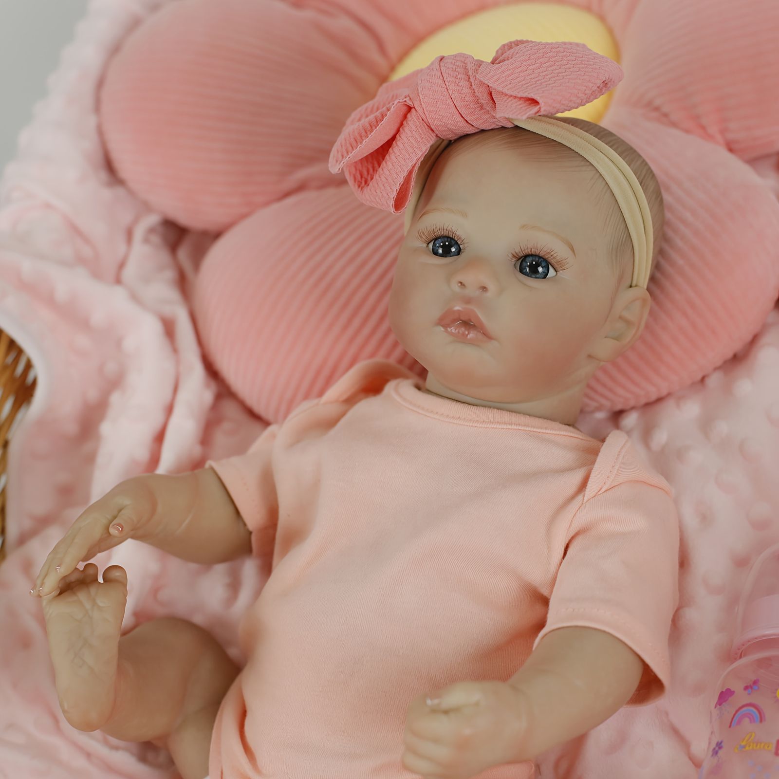 リアルな可愛さ】新生児リボーンドール 45cm ソフトビニール製 可動式
