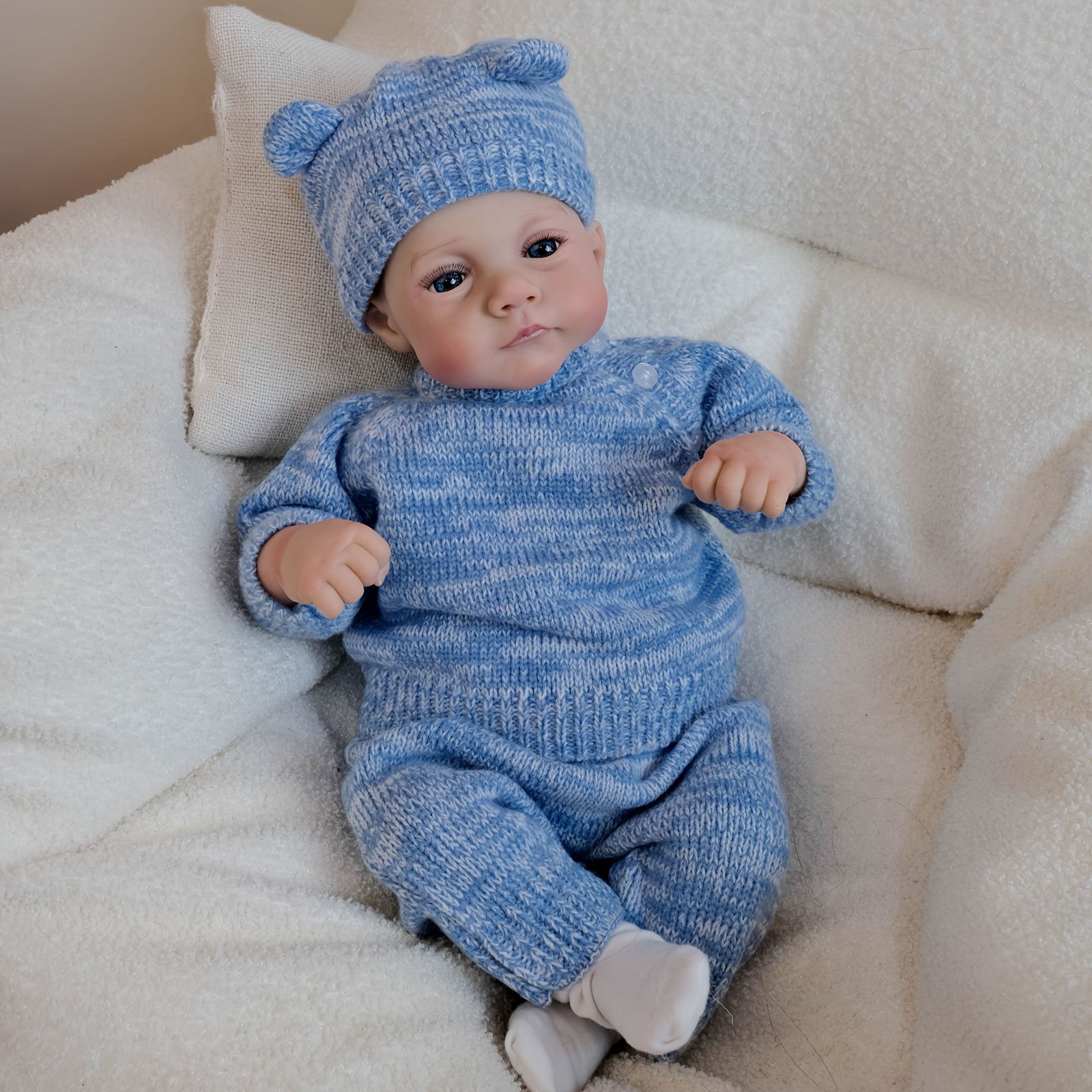 まるで本物】リボーンドール 18インチ 愛らしい新生児人形 ツインズ