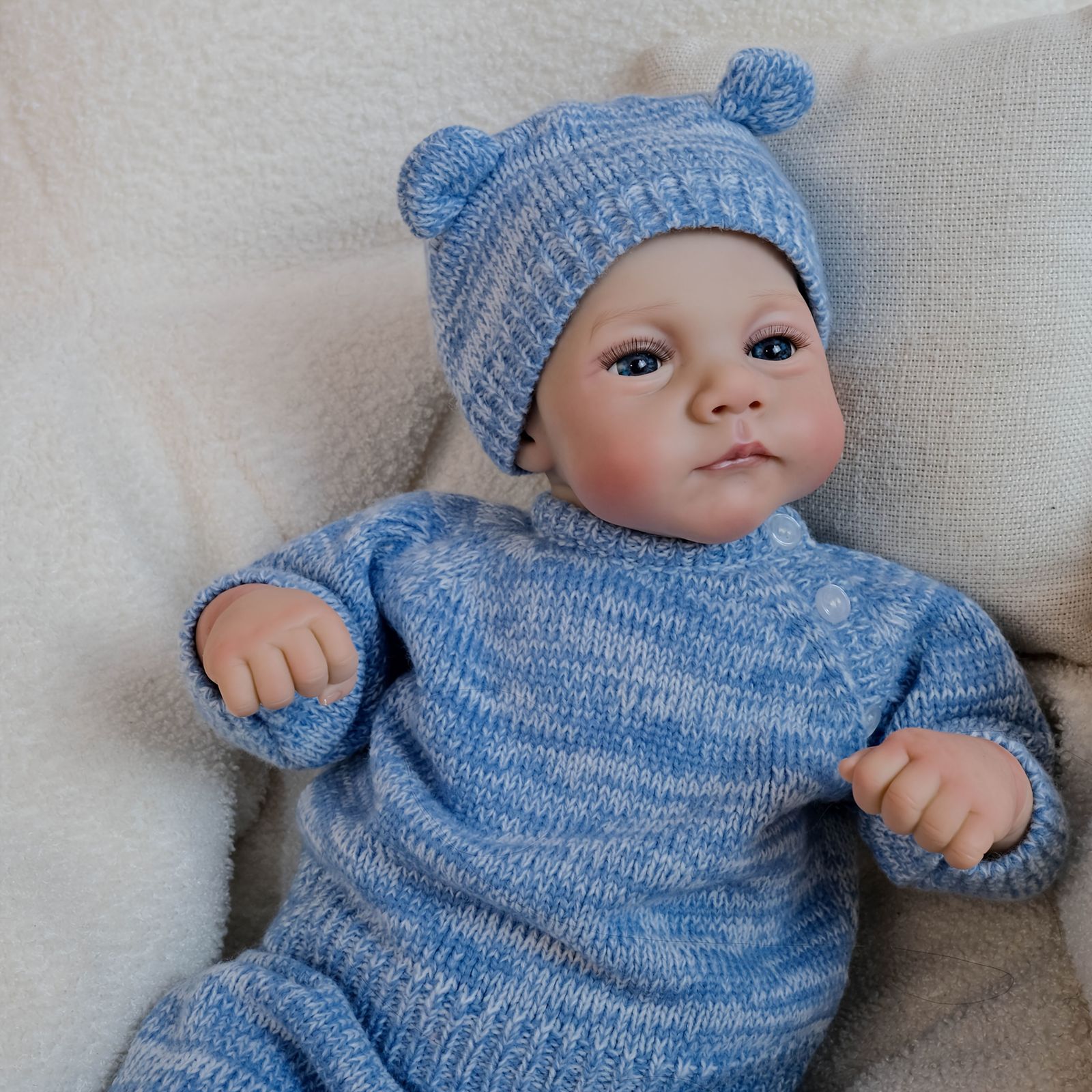 まるで本物】リボーンドール 18インチ 愛らしい新生児人形 ツインズ