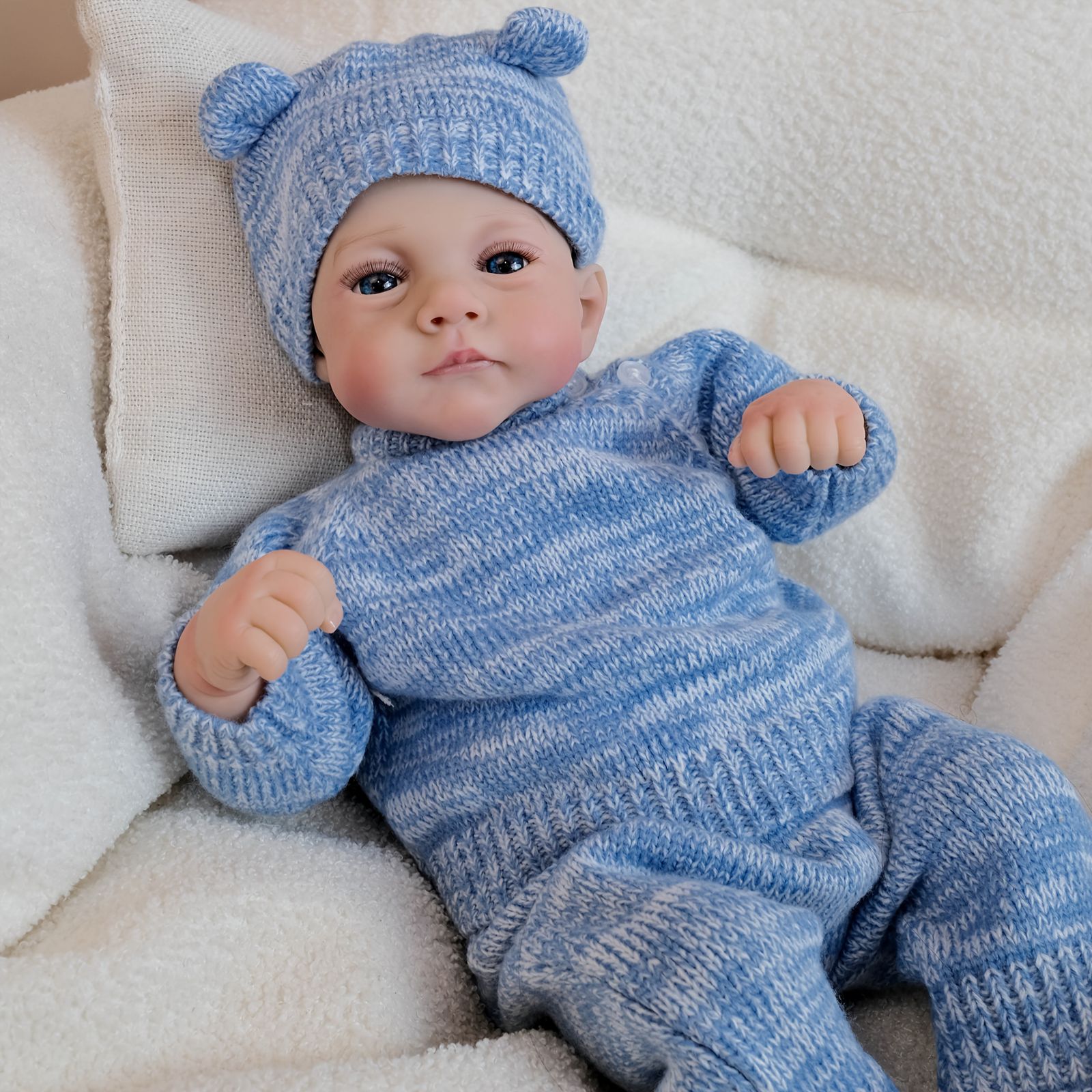 まるで本物】リボーンドール 18インチ 愛らしい新生児人形 ツインズ