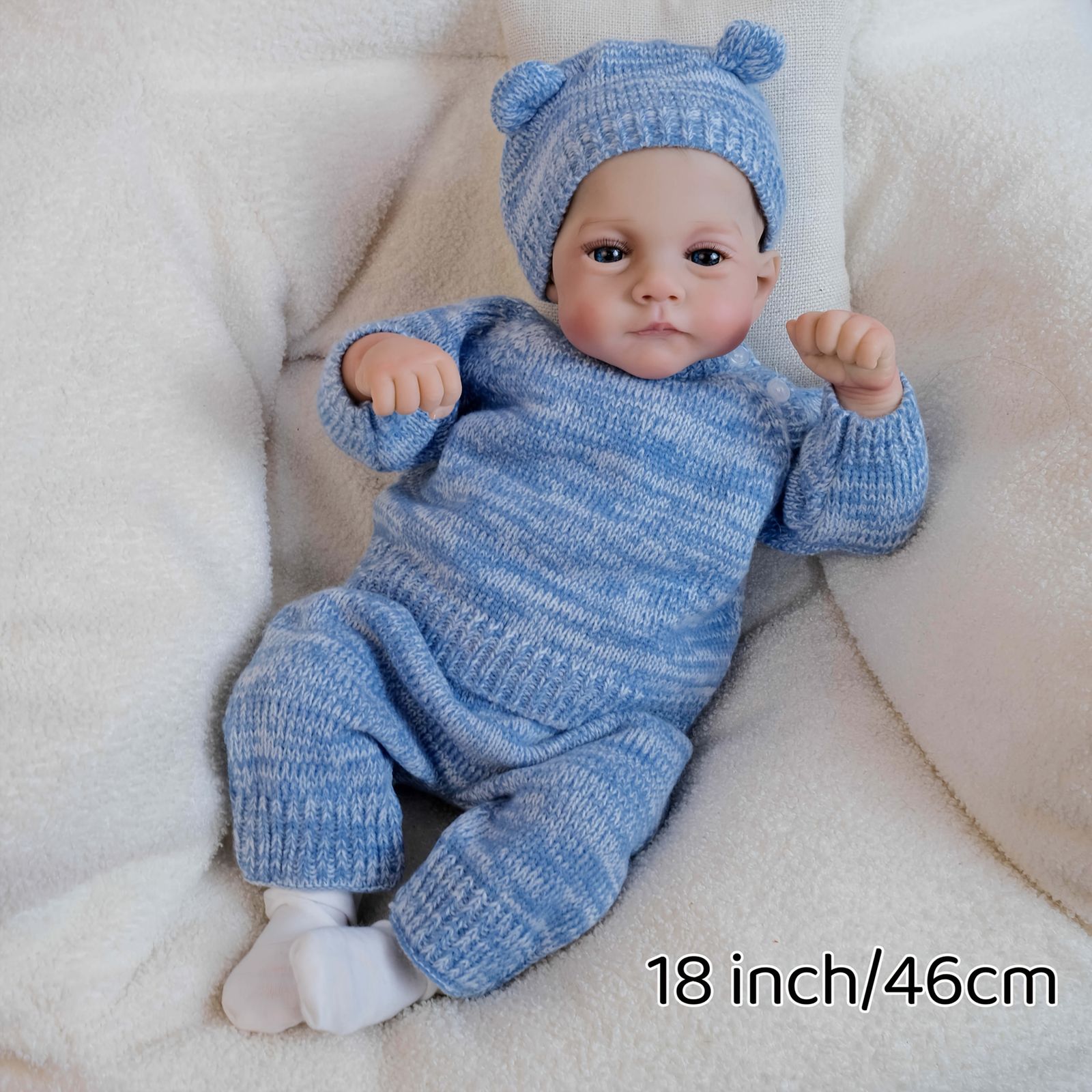 まるで本物】リボーンドール 18インチ 愛らしい新生児人形 ツインズ