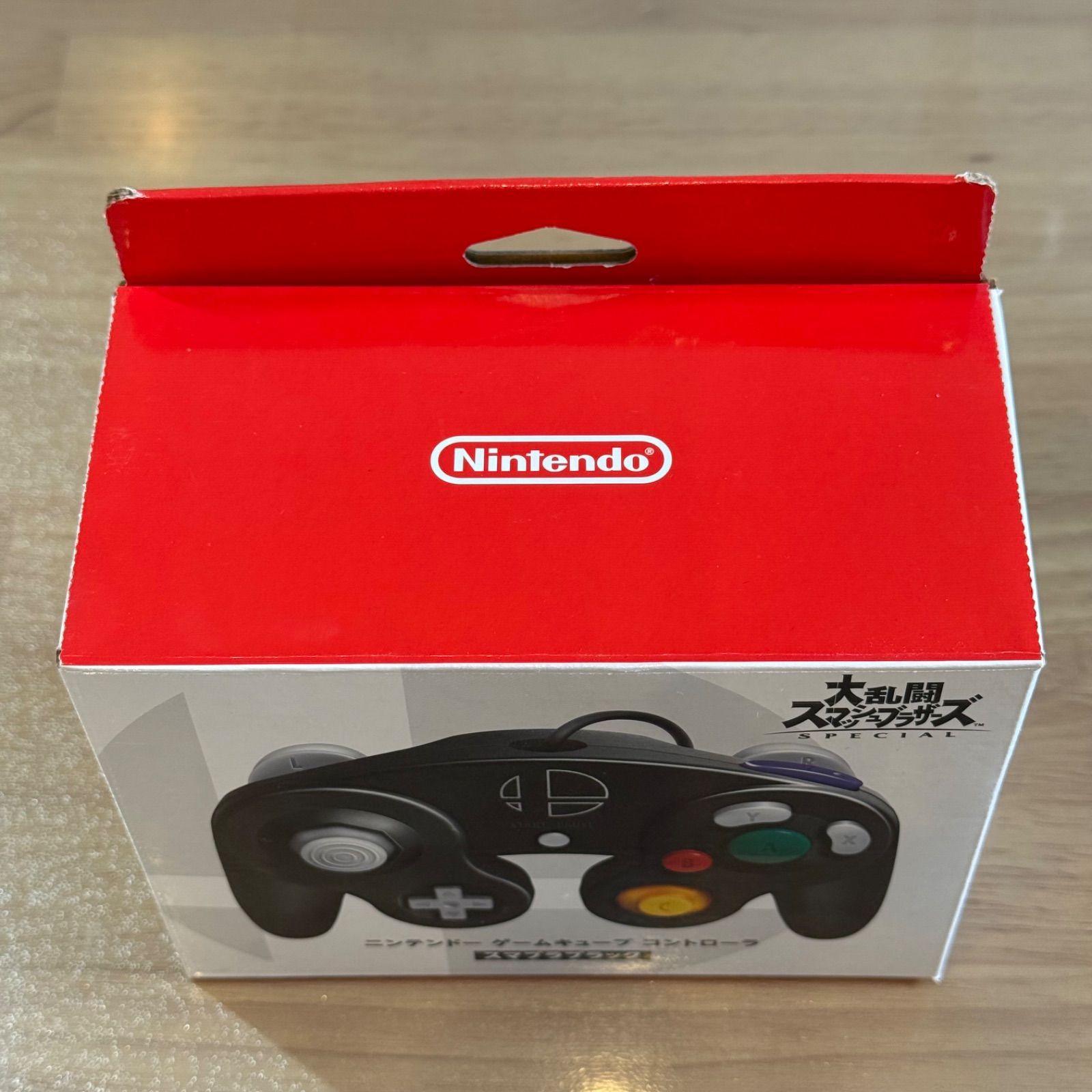 1-051 GC ゲームキューブコントローラ スマブラブラック 箱付き - メルカリ