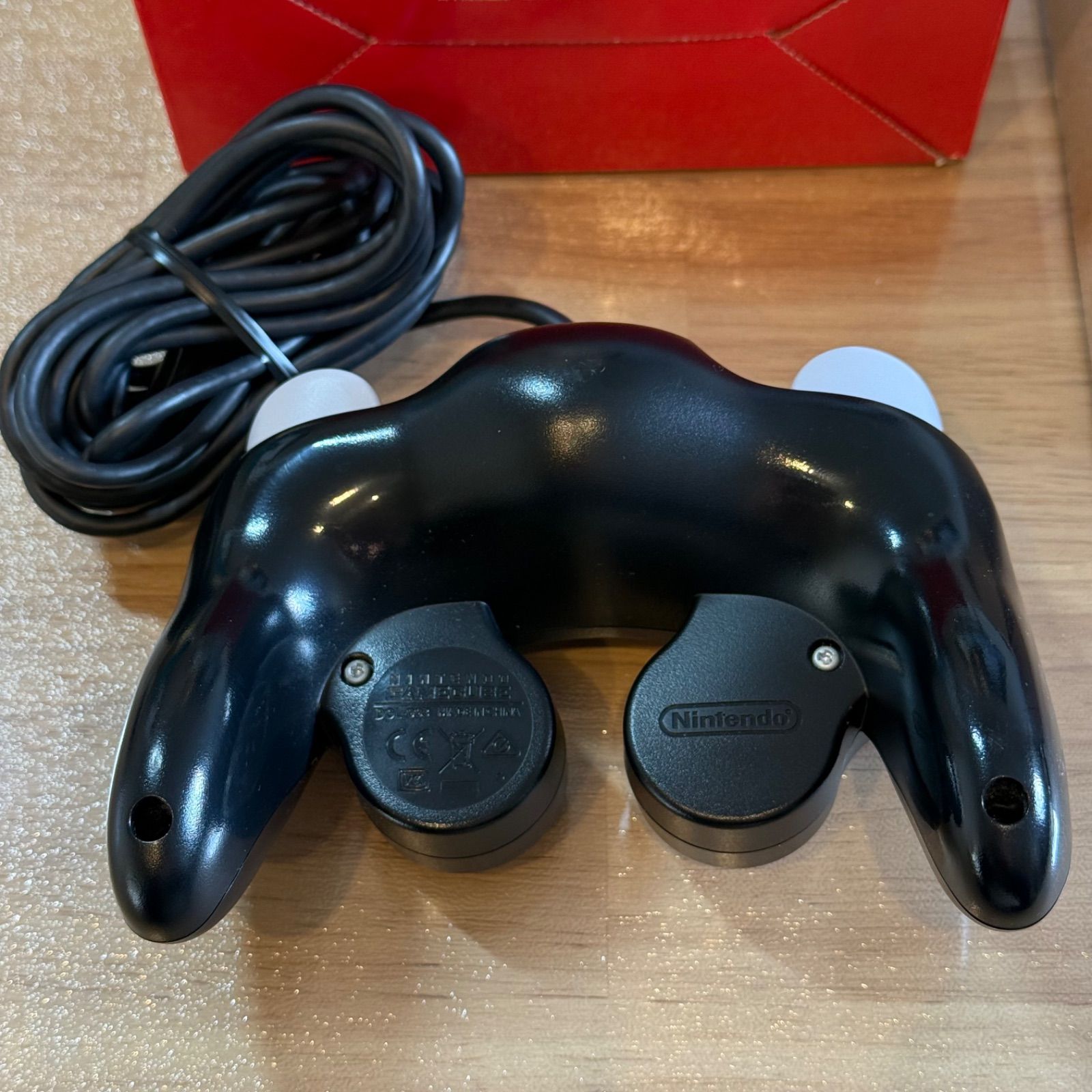 1-051 GC ゲームキューブコントローラ スマブラブラック 箱付き - メルカリ