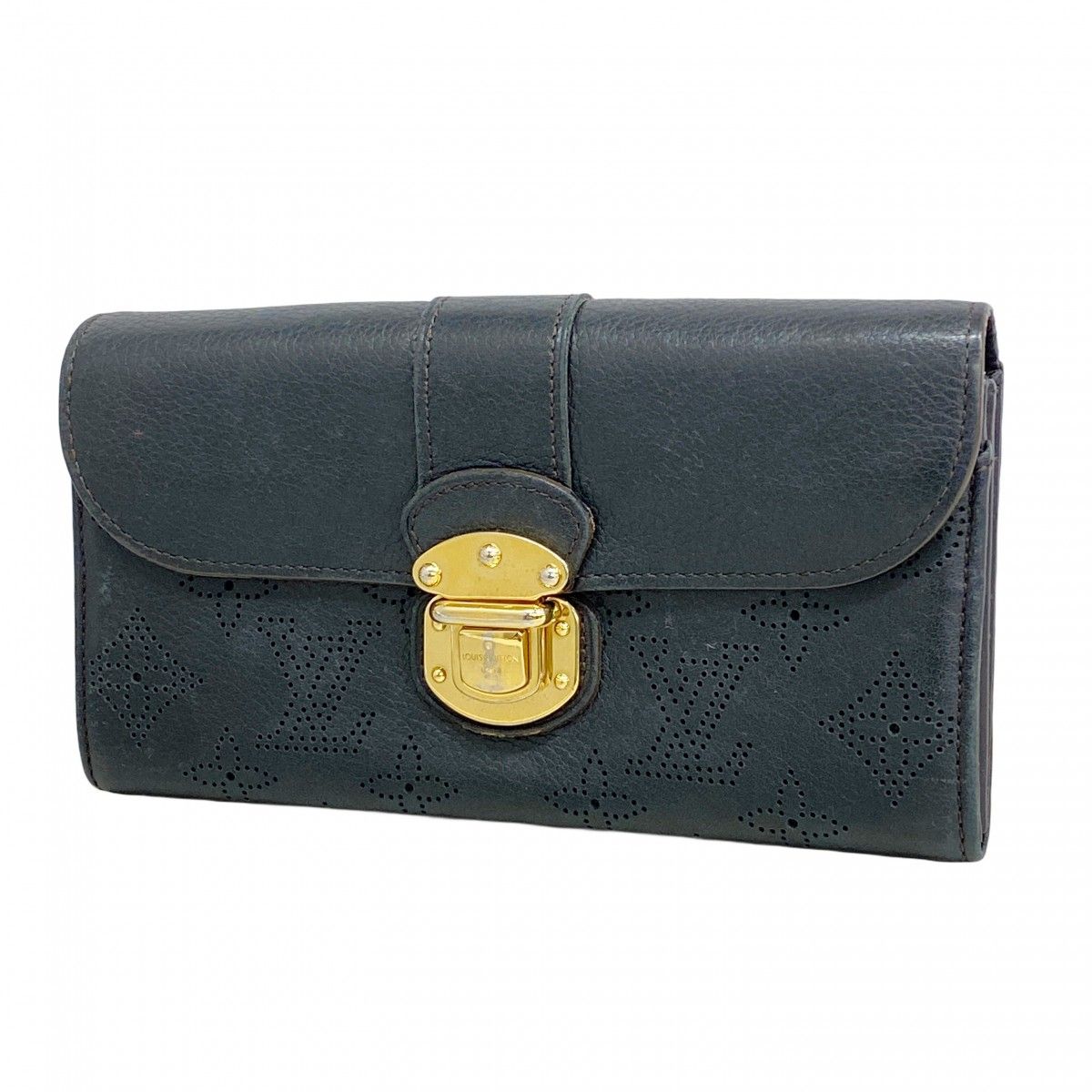 6ac2414-k】ルイヴィトン 長財布 マヒナ ポルトフォイユイリス M58136