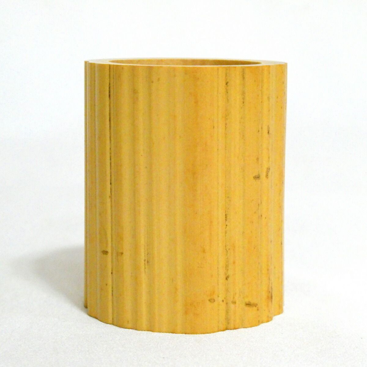 竹器師 三代 黒田宗傳作 竹蓋置 しぼ竹 茶道具【中古 美品】 - メルカリ