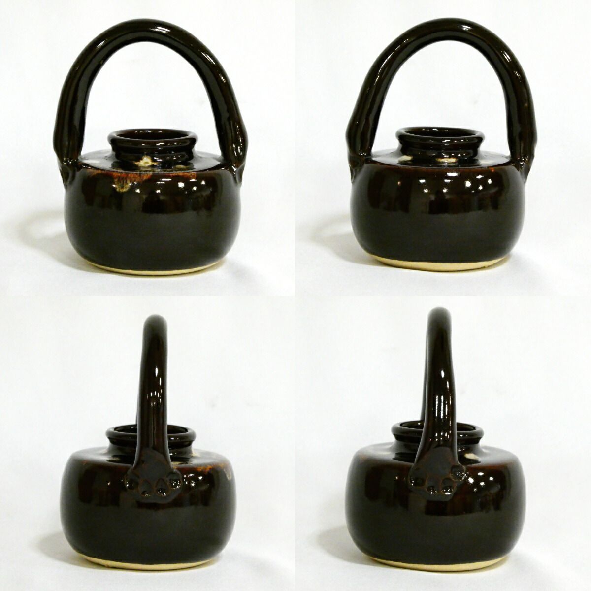 平安吉峯窯 浅見与し三作 四滴茶入 茶道具【中古・美品】 - メルカリ