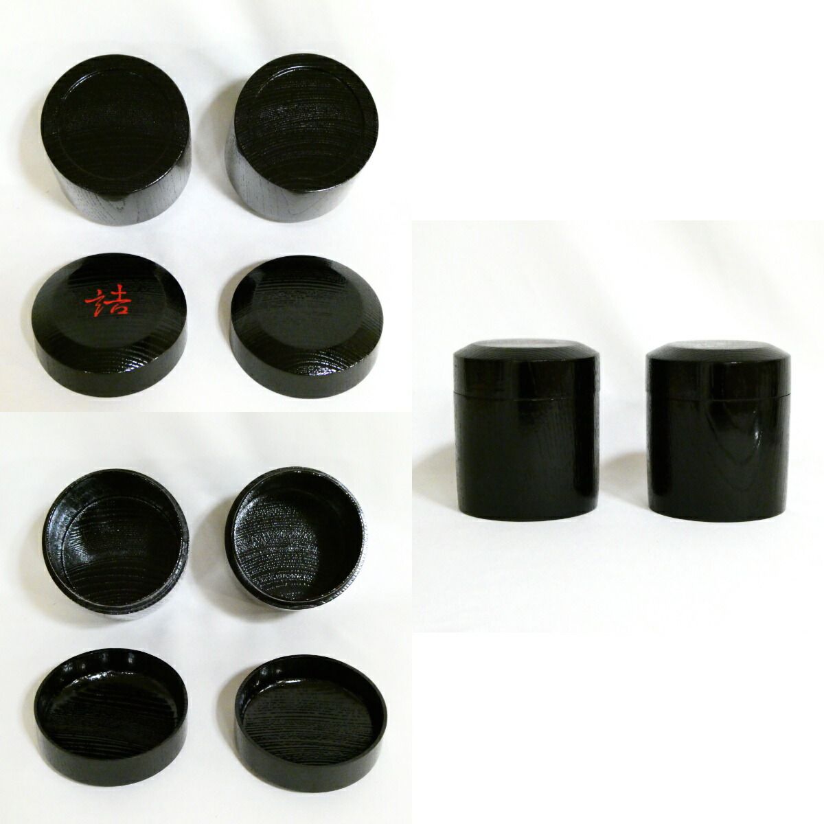 口切りの茶事】 葉茶漏斗（糊板・ヘラ付）・挽家一双「詰茶入」セット