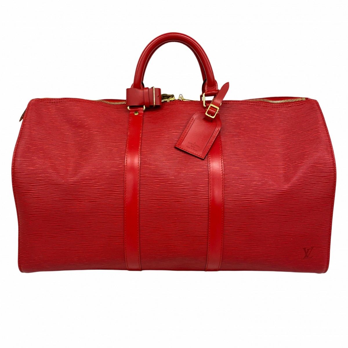 Louis Vuitton エピレザー ボストンバッグ 6ac2679】ルイヴィトン ボストンバッグ エピ キーポル50 M42967