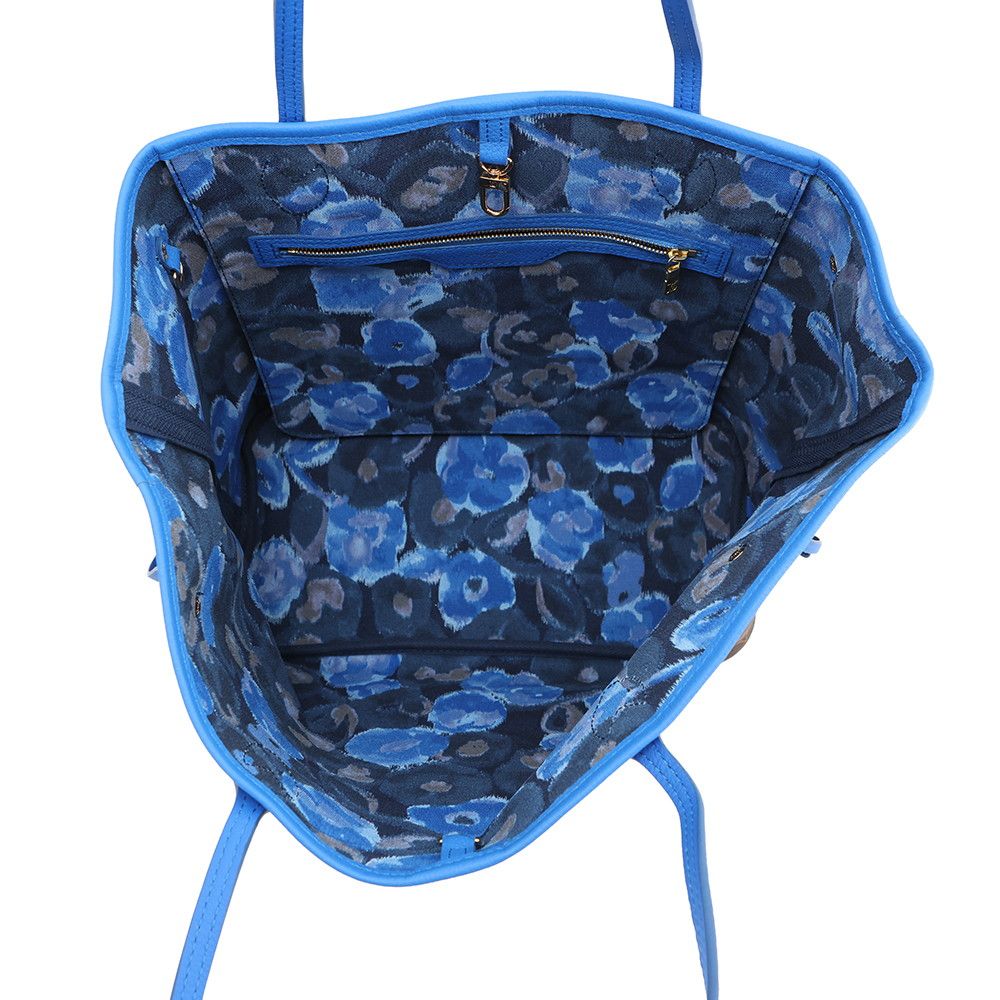 ルイヴィトン トートバッグ モノグラム/イカットフラワー ネヴァーフル