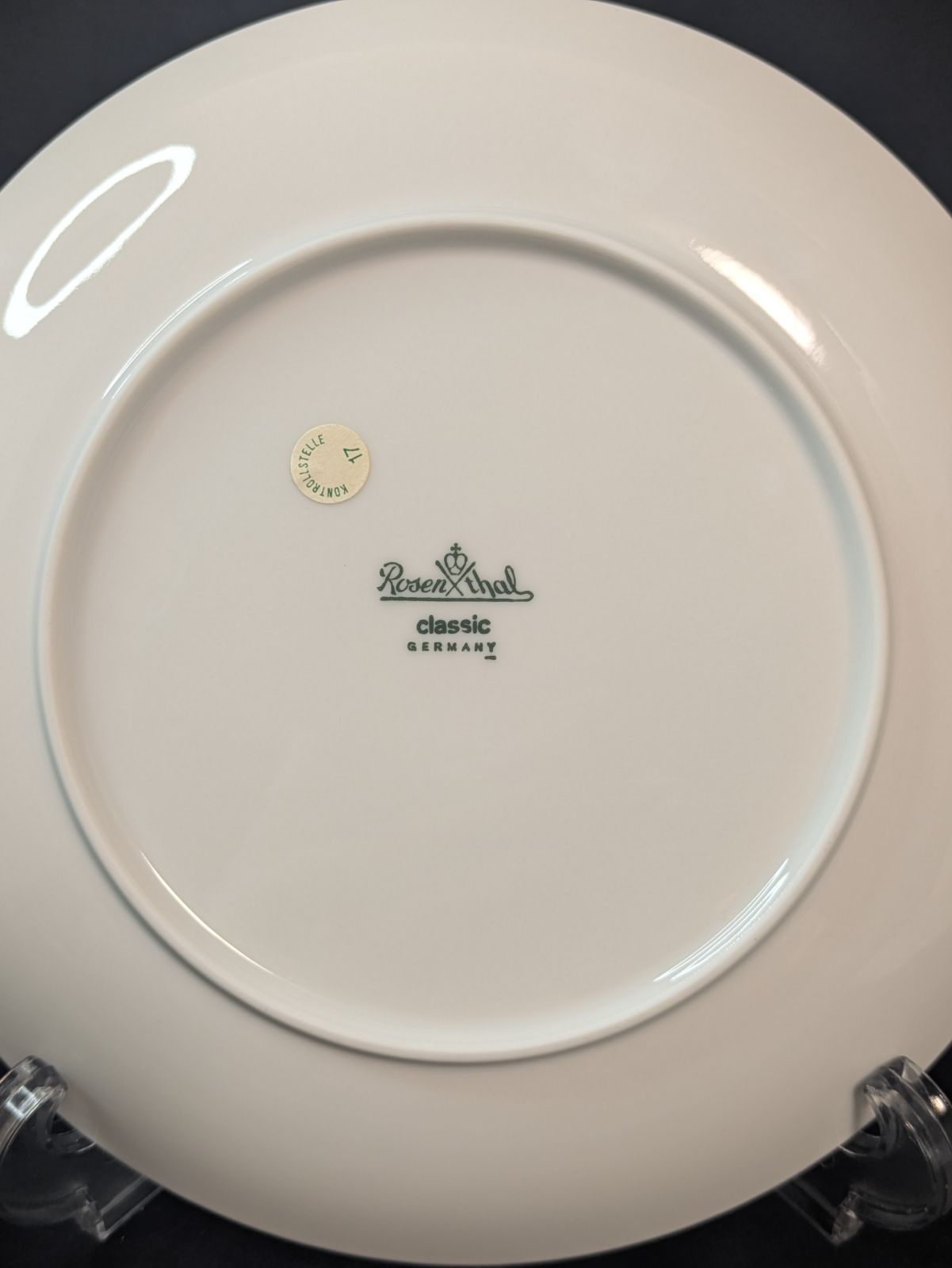 ローゼンタール classic クラシック プレート ペア 19.3cm 金縁 白磁