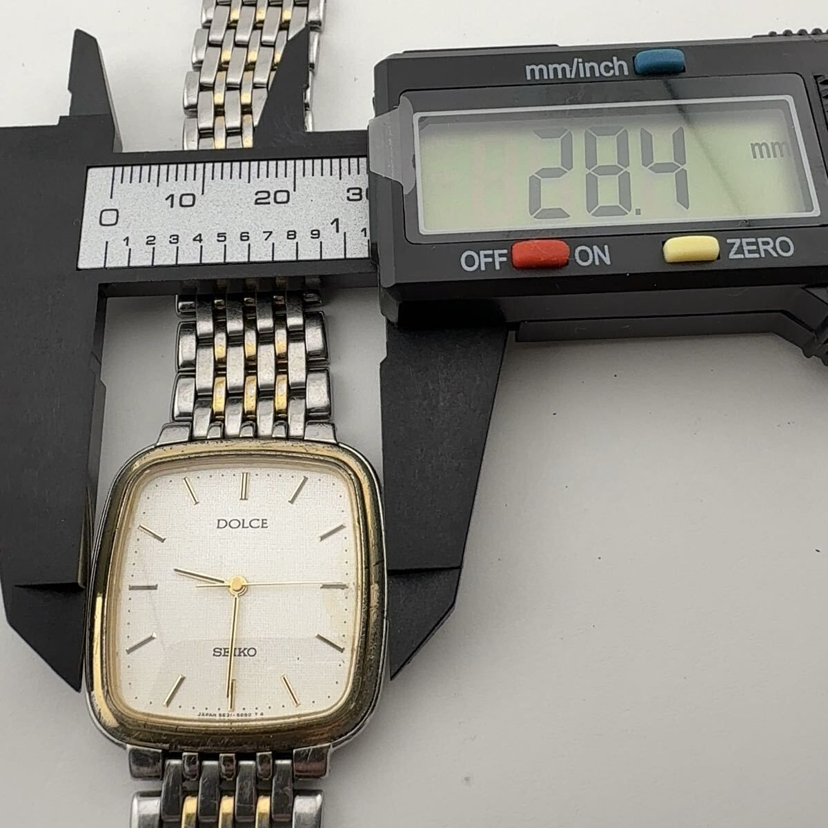 SEIKO 5E31-5B20 セイコー DOLCE ドルチェ クォーツ メンズ 腕時計 