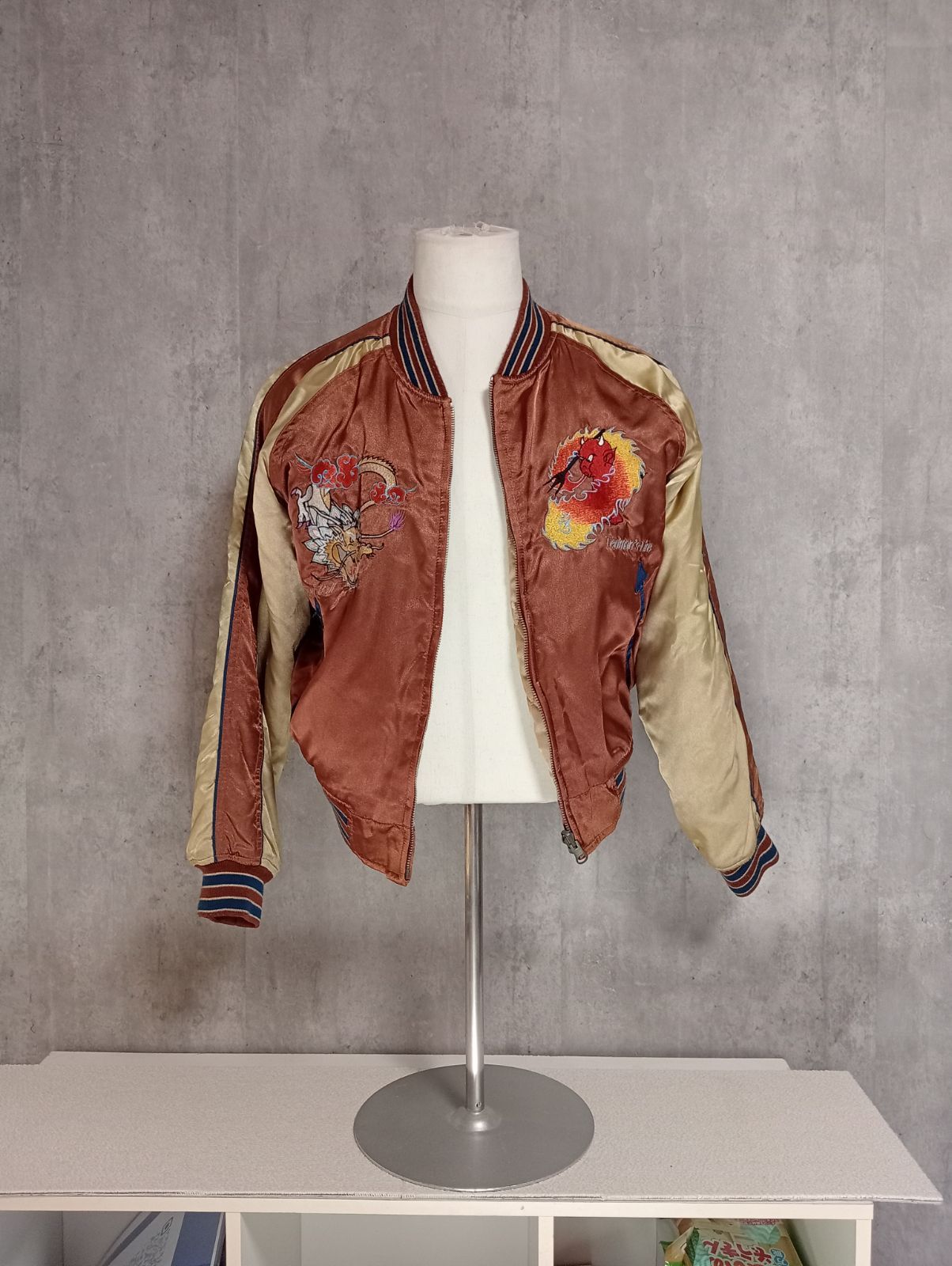 TED MAN(テッドマン)スカジャン廃盤シリーズ第7龍×ラッキーデビルTD