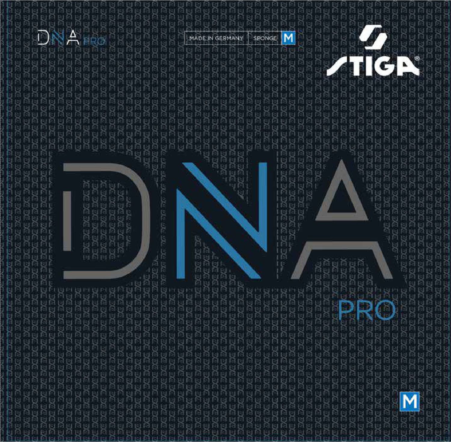 スティガ STIGA 卓球 テンション系裏ソフトラバー DNA プロ M 黒 特厚  1712020121 ブラック