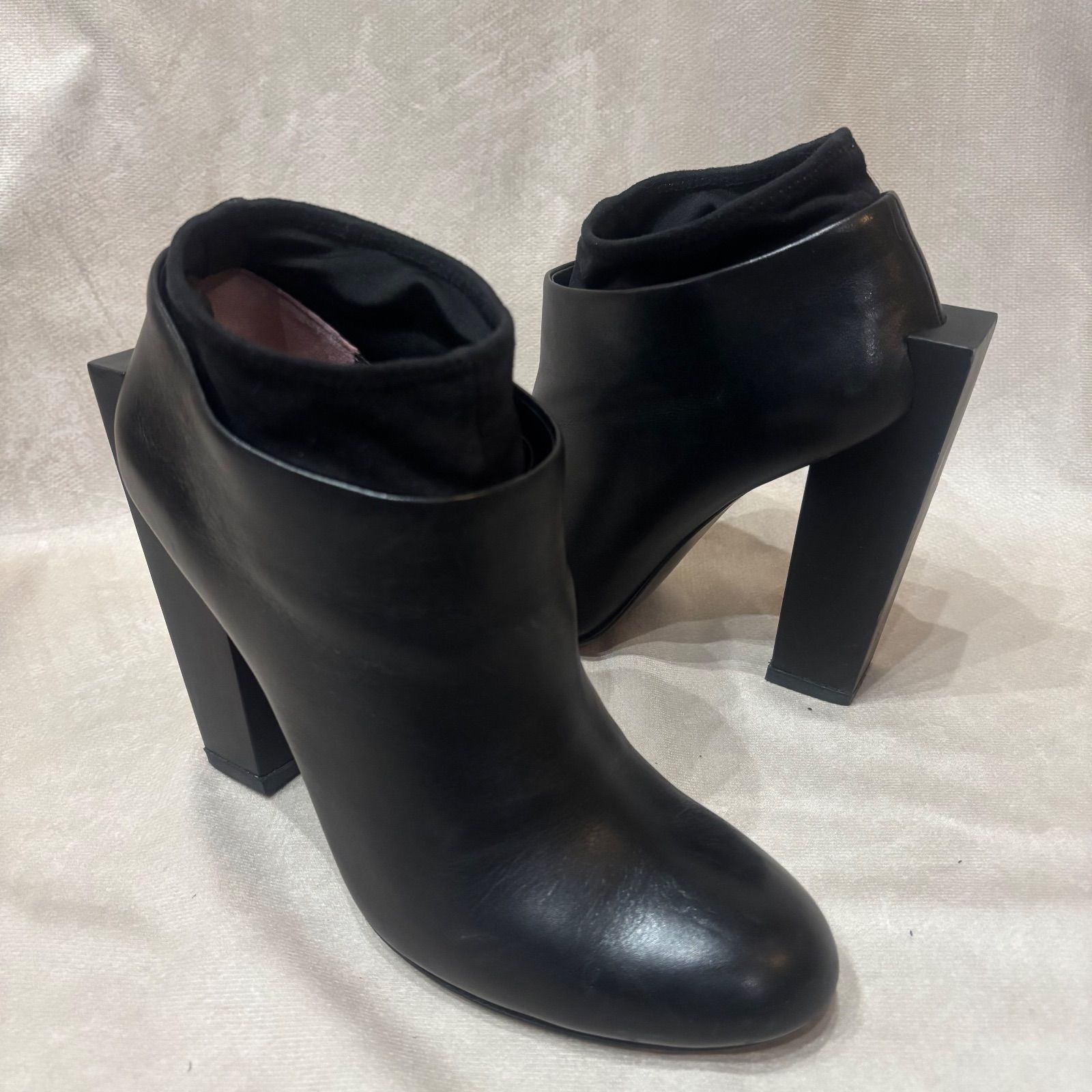 UNITED NUDE ユナイテッドヌード ブロックヒール ブーツ ショート