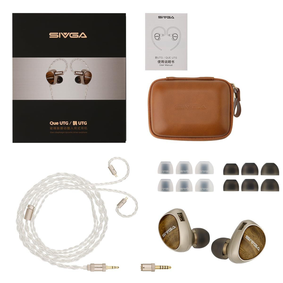 新品 SIVGA QUE-UTG ガラス振動板イヤホン - メルカリ