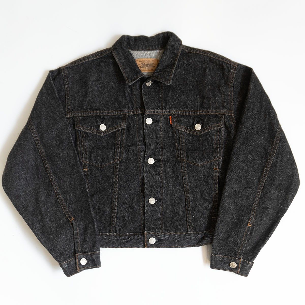 美品/80s】 LEVI'S 【70649-0206/先染め ブラック デニムジャケット