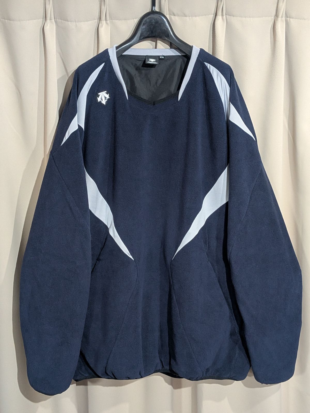 DESCENTE デサント プルオーバー フリース ジャケット XA ネイビー 