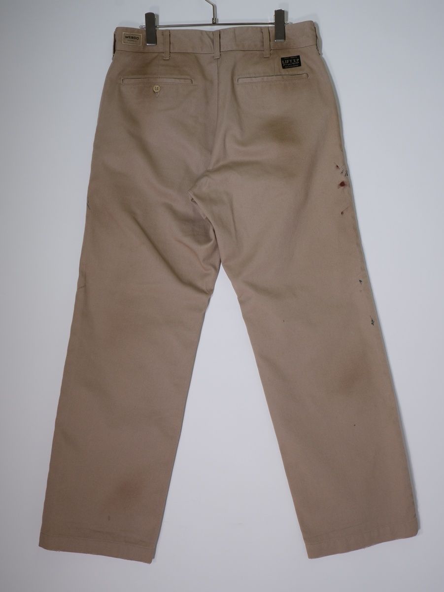 WEIRDOウィアード LIFT UP W&L UP PANTS ペンキ ダメージ加工 パンツ【32】【MPTA80608】 WEIRDOウィアード LIFT UP W&L UP PANTS ペンキ ダメージ加工 パンツ