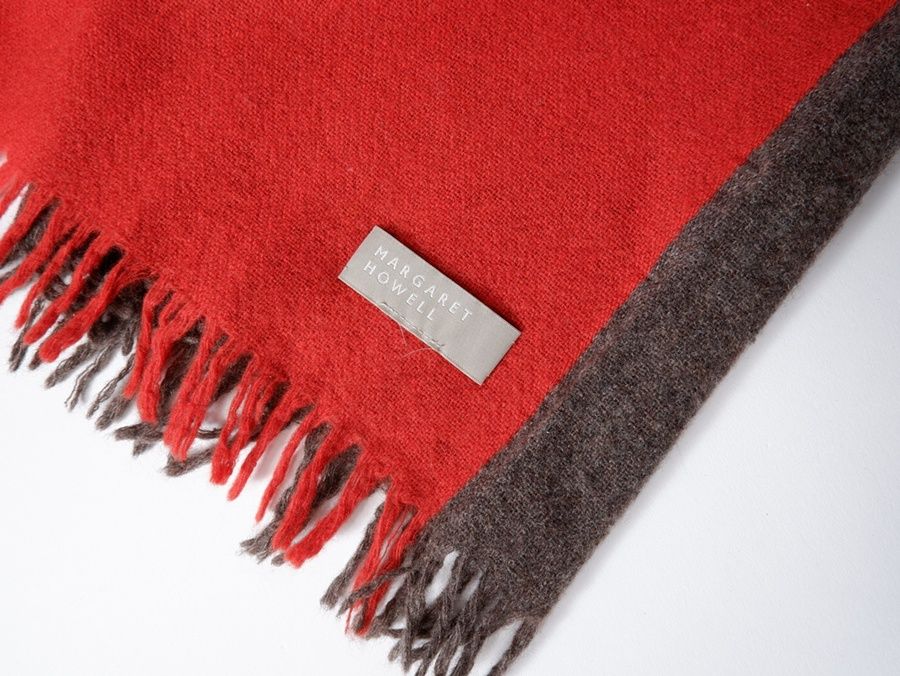 MARGARET HOWELLマーガレットハウエル カシミヤ/ウール リバーシブル