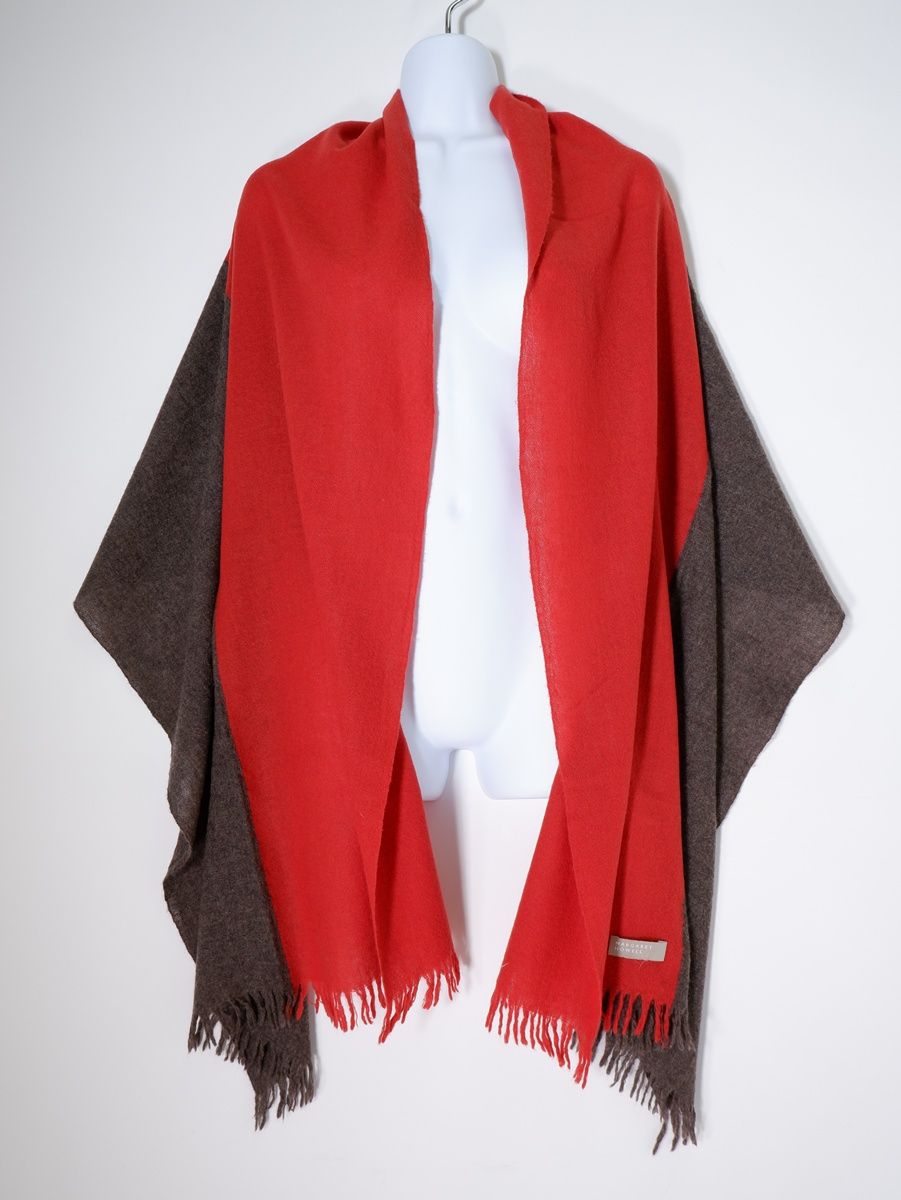 MARGARET HOWELL シルク混ウールマフラー マーガレット・ハウエル MARGARET HOWELL BRAIDED WOOL （BLACK