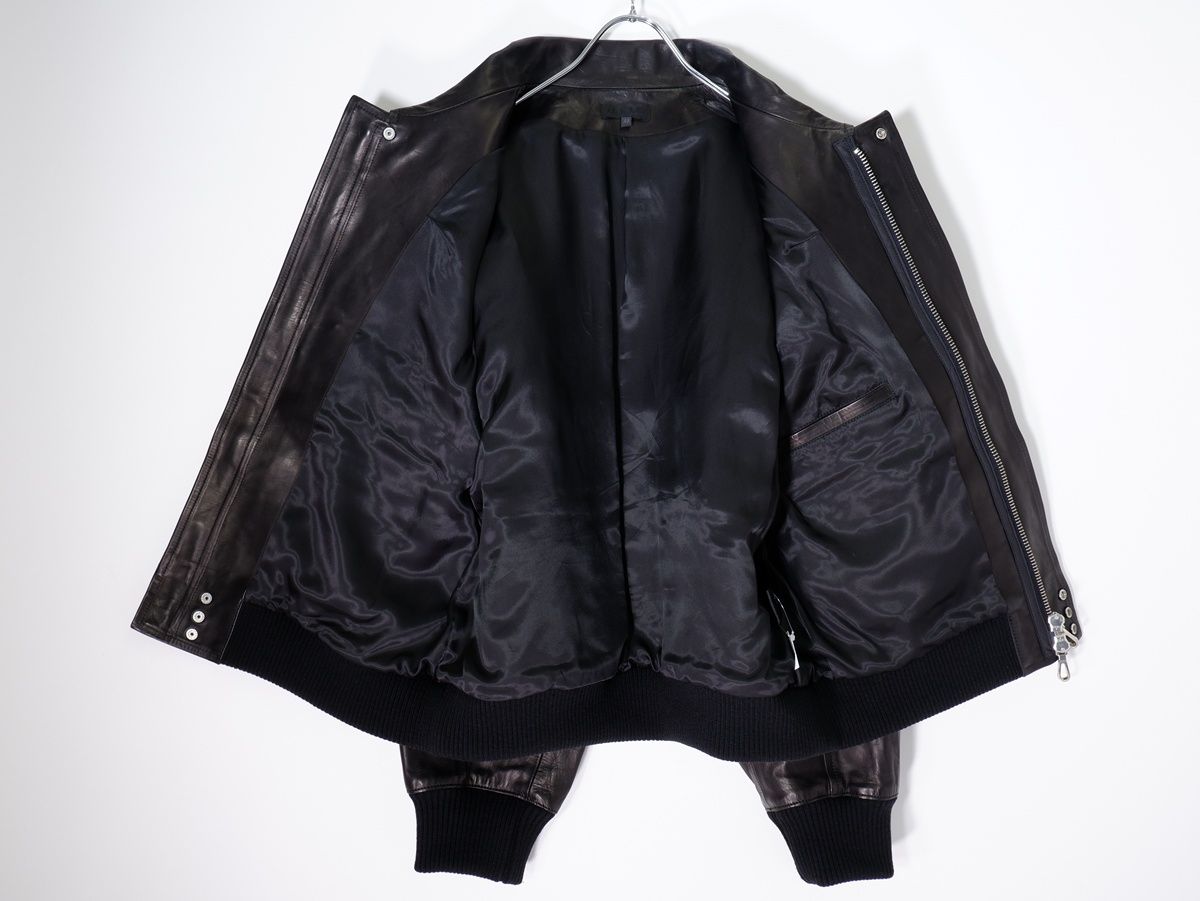 Omar Afridiオマールアフリディ 2023AW COW LEATHER A2 BOMBER JACKET