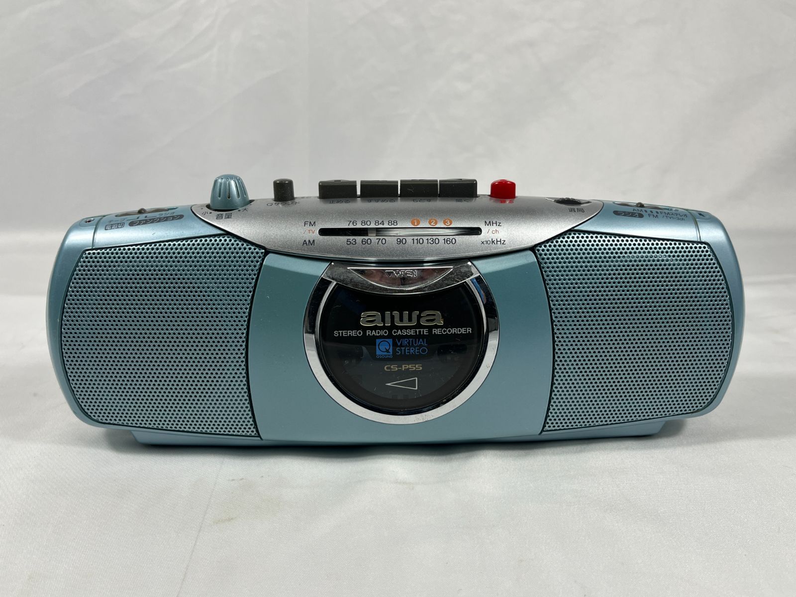 aiwa アイワ STEREO RADIO CASSETTE RECORDER CS-P55 1999年製