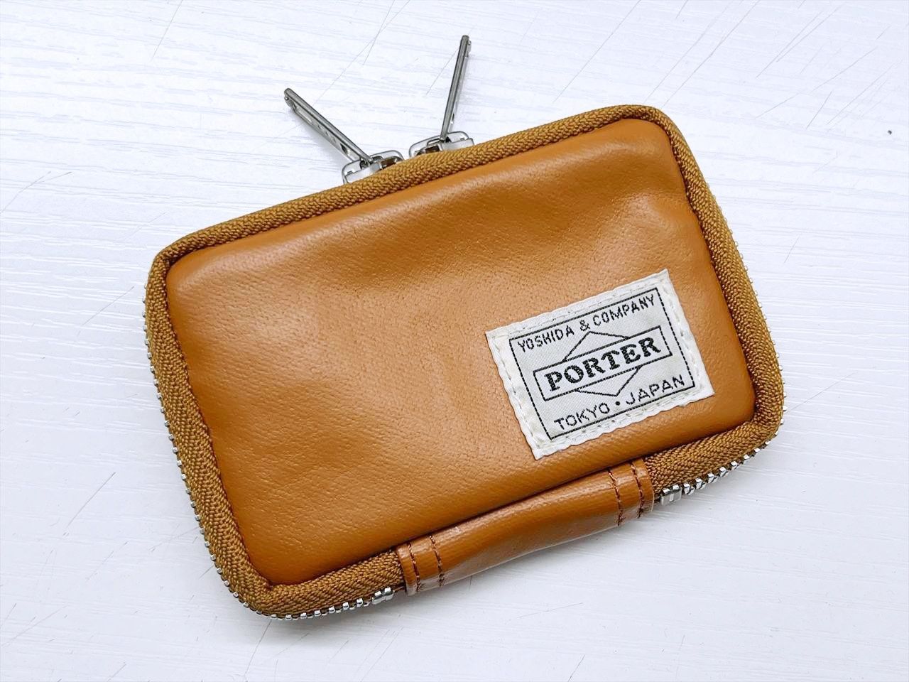 美品 PORTER ポーター フリースタイル キーケース キャメル 707-07177 美品 PORTER ポーター フリースタイル キーケース キャメル 707-07177