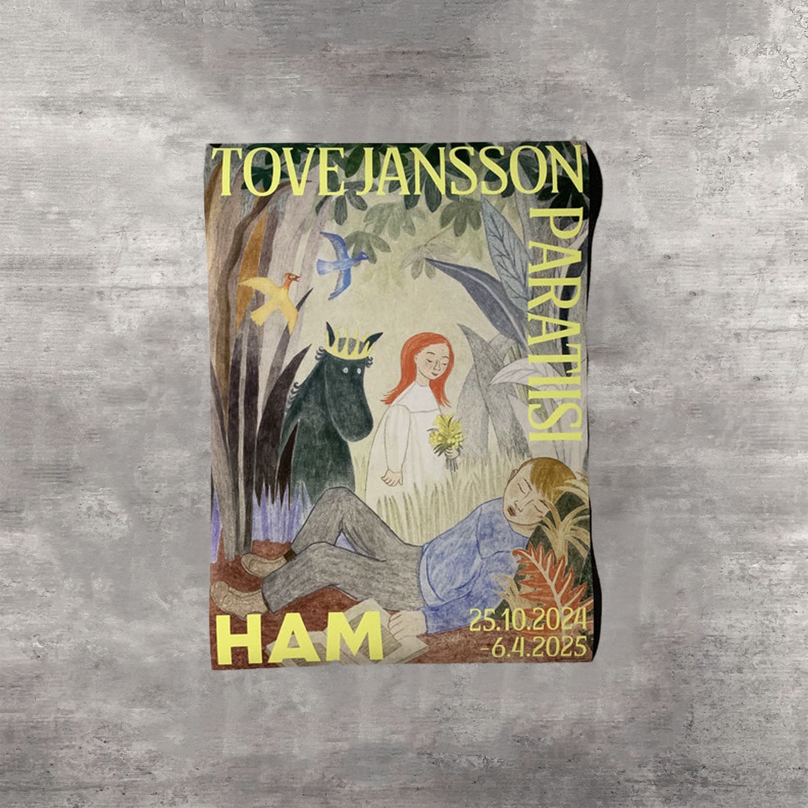 Tove Jansson リトグラフ ムーミン展 ポスター 【公式通販】