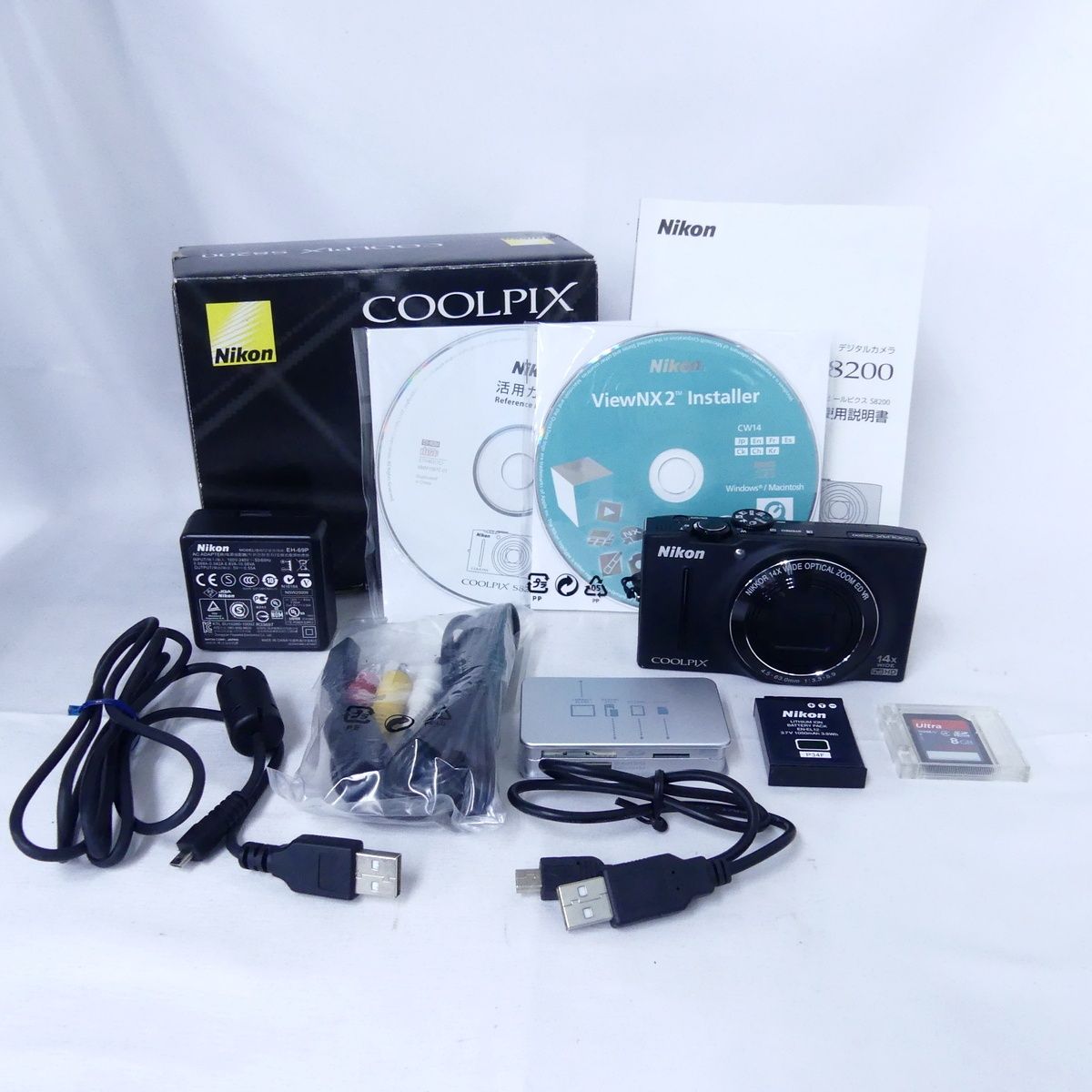 Nikon ニコン COOLPIX S8200 ブラック デジタルカメラ コンパクト