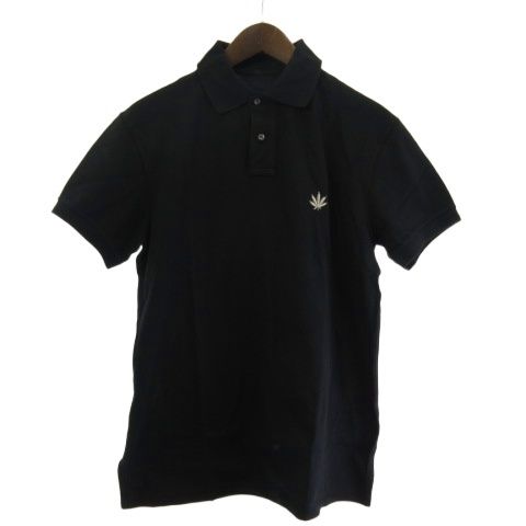 Lucien Pellat-Finet ポロシャツ ブラック ルシアンペラフィネ LUCIEN PELLAT-FINET ポロシャツ 半袖 ワン