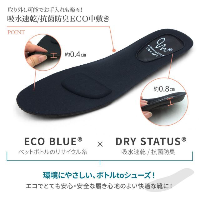 種類6：ブラック/23.0cm maschietta マスチェッタ ローカットスニーカー ゴム紐 レースアップシューズ 防水 厚底 ウェッジソール 3E 幅広設計 外反母趾 コンフォート 痛くない kk5041