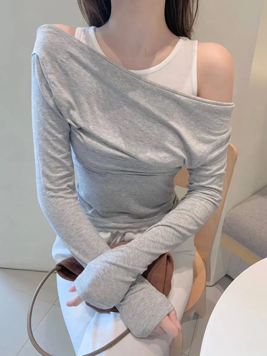 ジェニオ フェイ レイヤード ロングスリーブ グレー