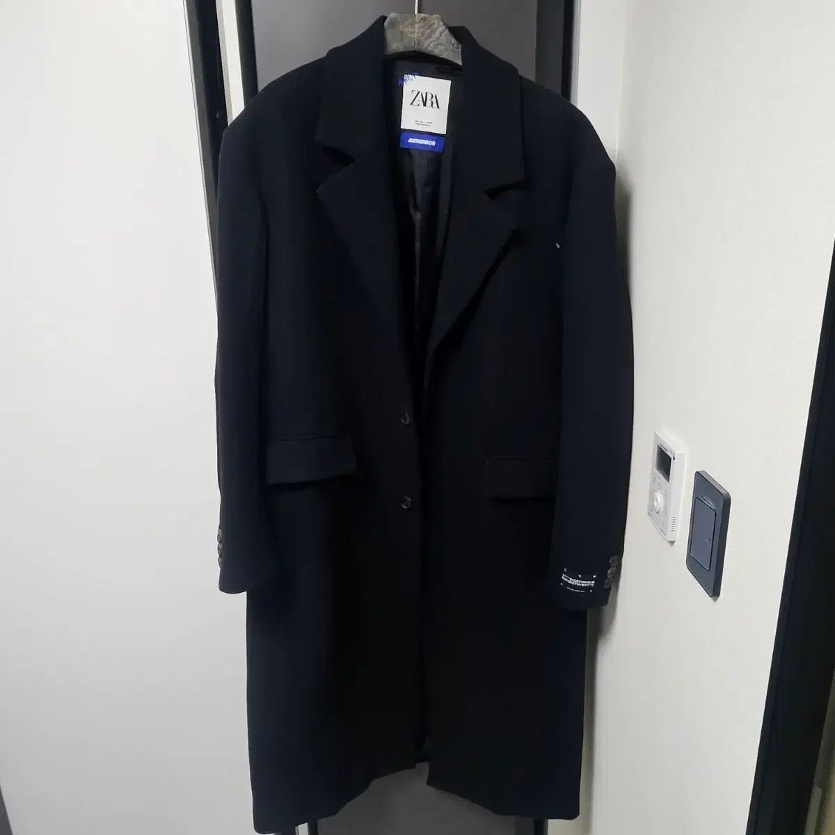 ZARA x ADER ERROR ウールブレンド オーバーサイズコート ブラック