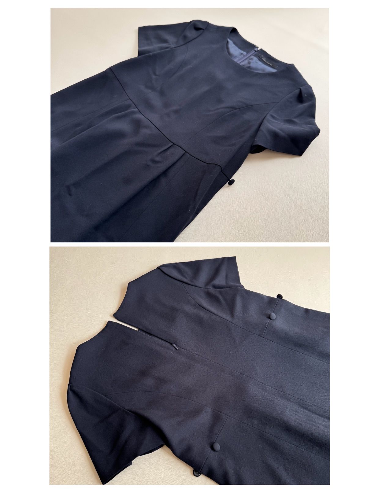 現行 ヌーヴコンフィニ マタニティ お受験スーツ 11号 L 濃紺 112200円