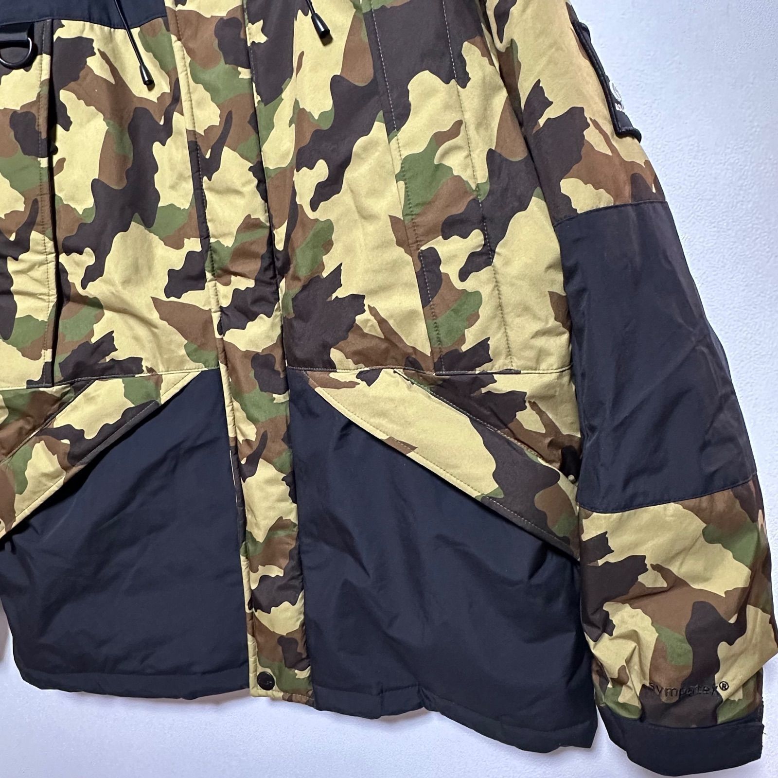 CAMP7 CAMP7 キャンプセブン カモフラ 迷彩 × ブラック ダウン 