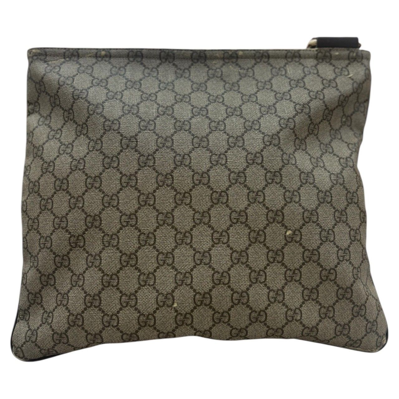 GUCCI グッチ GGスプリームキャンバス グレー シルバー金具 PVC 201446