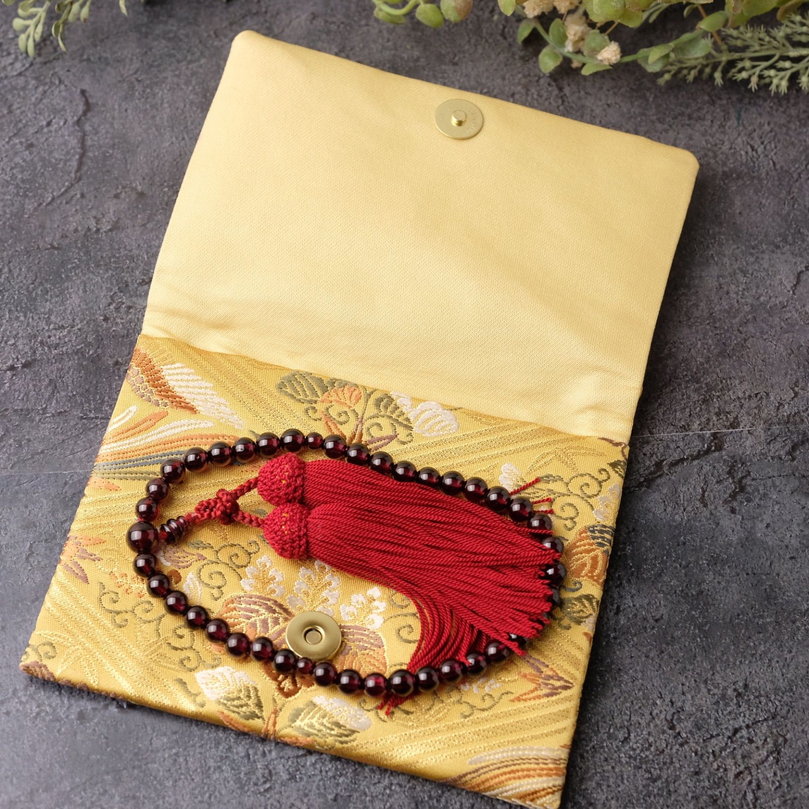 帯リメイク 数珠入れ 小物入れ 袱紗タイプ J-15-052 ハンドメイド 念珠