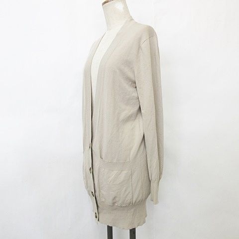 セオリーリュクス theory luxe ニット カーディガン 長袖 ロング丈 V