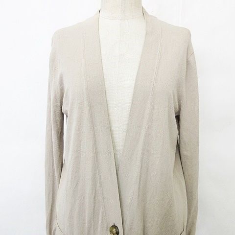 セオリーリュクス theory luxe ニット カーディガン 長袖 ロング丈 V