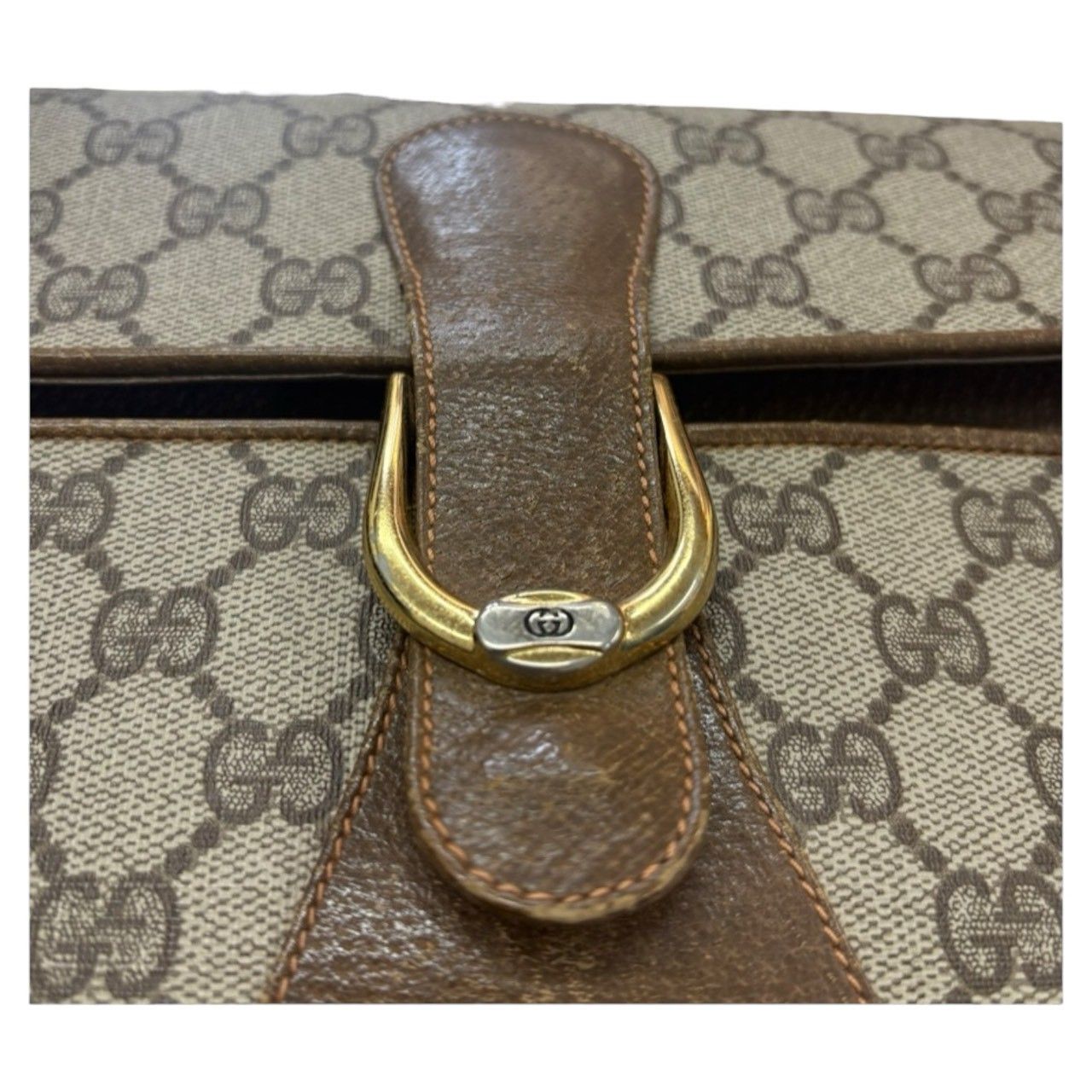 GUCCI オールドグッチ GGスプリーム ショルダーバッグ ② GUCCI グッチ オールドグッチ GGスプリームキャンバス ブラウン